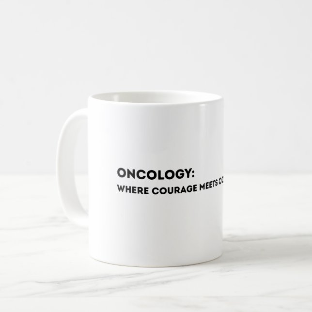 Caneca De Café Cartão de Definição de Oncologia – Obrigado Oncolo (Frente Esquerda)