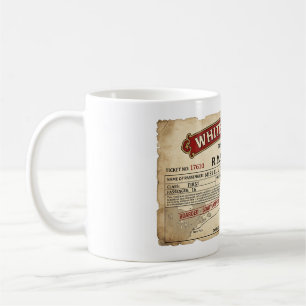 Caneca De Café Cartão de Embarque da "Viagem inaugural do Titanic
