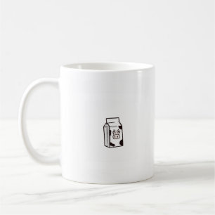 Caneca De Café cartão de leite de vaca, engraçado