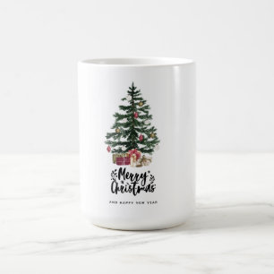 Caneca De Café Cartão de Natal Árvore de Natal Feliz Natal Férias