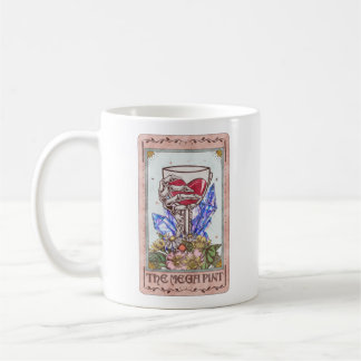 Caneca De Café Cartão de Tarô Mega Pint Engraçado Skeleton
