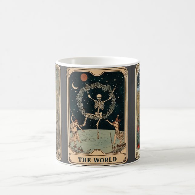 Caneca De Café Cartão de tarô Skelton (Skelton tarot cup)
