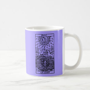 Caneca De Café Cartão de Tarot: A lua