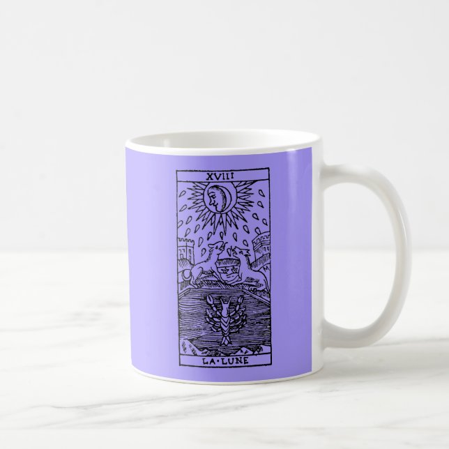 Caneca De Café Cartão de Tarot: A lua (Direita)