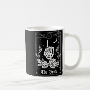 Caneca De Café Cartão de Tarot de Casamento A Noiva Halloween