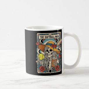 Caneca De Café Cartão de Tarot Esqueleto de Mãe Macia e Divertida