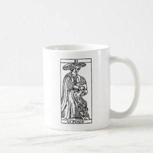 Caneca De Café Cartão de Tarot: Força