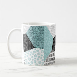 Caneca De Café Cartão ou faixa de saudação modelo. Abstrato backg