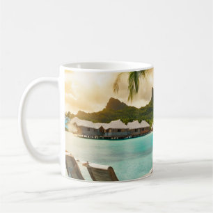 Caneca De Café Cartão postal de Bora Bora (Bora Bora d)