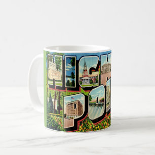 Caneca De Café Cartão postal de High Point Carolina do Norte