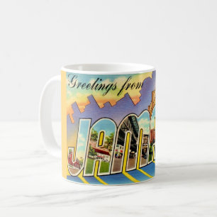 Caneca De Café Cartão Postal de Jamaica Long Island