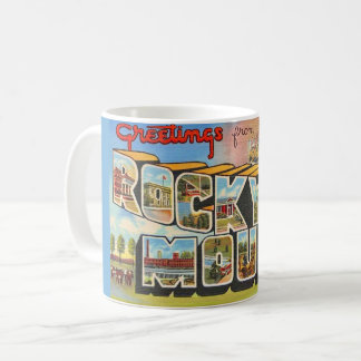 Caneca De Café Cartão postal de Rocky Mount NC