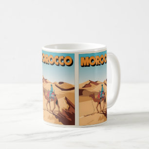 Caneca De Café Cartão postal de viagem do Marrocos presente de vi