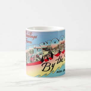 Caneca De Café Cartão postal de Wildwood by the Sea