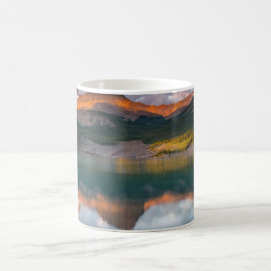 Caneca De Café Cartão postal do Glacier National Park USA (geleir