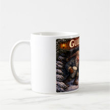 Cartão postal do Yule Lad islandês Gully Gawk