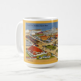 Caneca De Café Cartão postal Salisbury Beach Vintage