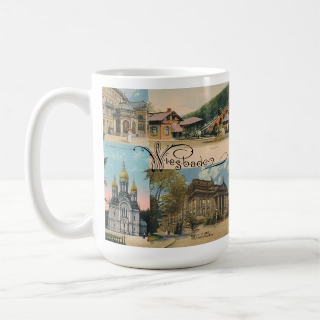 Caneca De Café Cartão-postal Souvenir Mug 15oz (Esquerda)