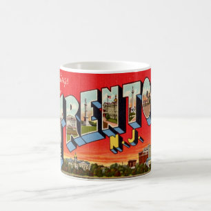 Caneca De Café Cartão-postal Trenton NJ