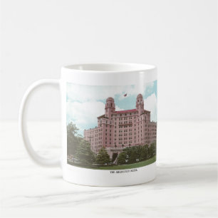 Caneca De Café cartão postal vintage dos anos 50, Arlington Hotel