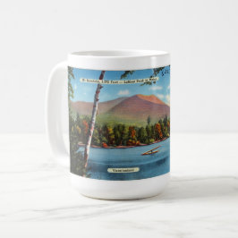 Caneca De Café Cartão postal Vintage Katahdin