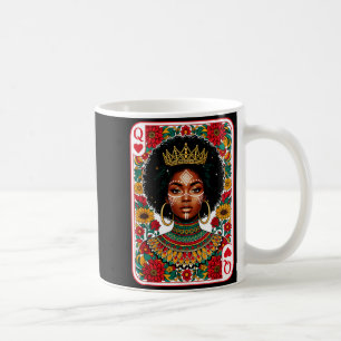 Caneca De Café cartão rainha africana melanina orgulho negro blm