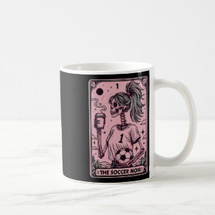 Caneca De Café Cartão Tarot de Mãe de Futebol Feminino, Mãe de Fu