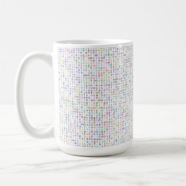 Caneca De Café Cartas 15oz Mug (Esquerda)