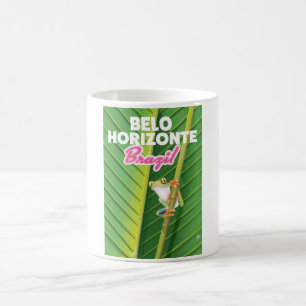Caneca De Café cartaz de viagem Belo Horizonte, Brasil
