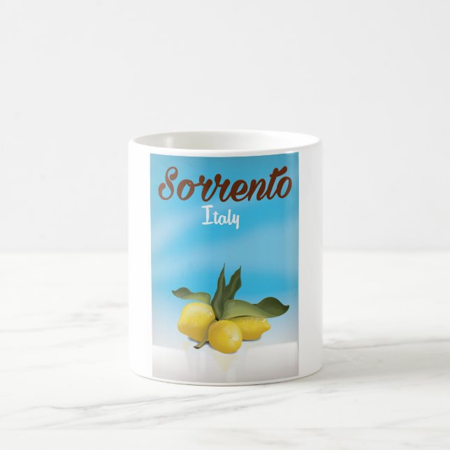 Caneca De Café cartaz de viagem de férias italiano Sorrento (Centro)