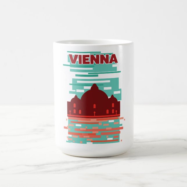 Caneca De Café Cartaz de viagem de Viena (Centro)