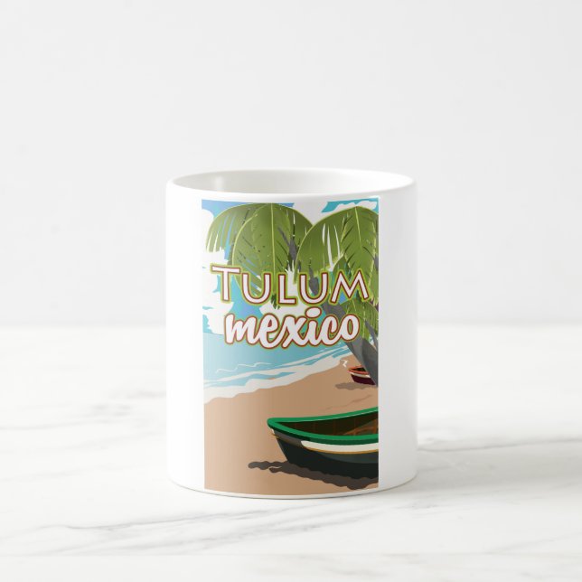 Caneca De Café Cartaz de viagem Tulum, México (Centro)