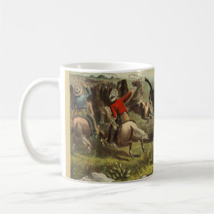 Caneca De Café Cartaz do Cavaleiro do Oeste Selvagem de Buffalo B