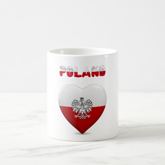 Caneca De Café Cartaz polonês (Centro)