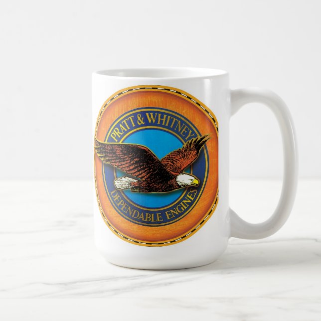 Caneca De Café Cartazes de motores Pratt e Whitney (Direita)