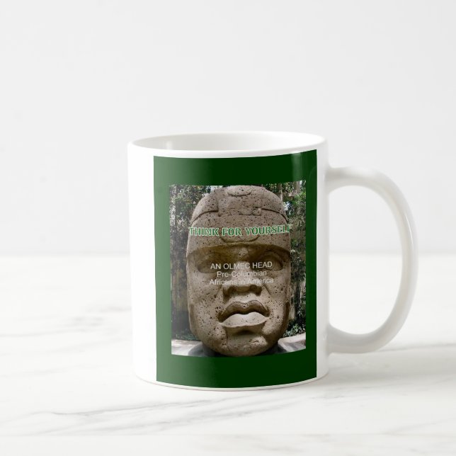 Caneca De Café Cartões de caça Olmec (Direita)