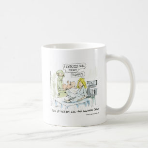 Caneca De Café Cartões Engraçados Para Bebês Sem Fios Camisetas L