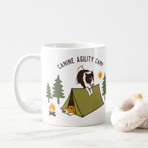 Caneca De Café Cartografia Canina Personalizada do Cão de Agilida