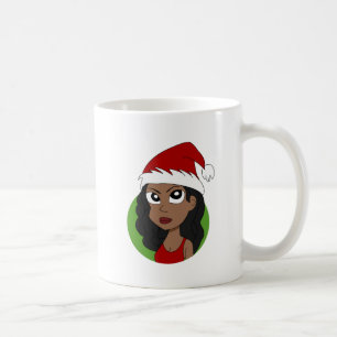 Caneca De Café Cartografia da menina de Natal