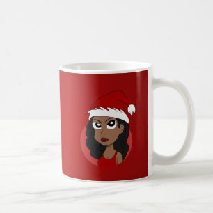 Caneca De Café Cartografia da menina de Natal