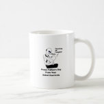 Caneca De Café Cartografia de Piada Robot Science de Dia de os pa<br><div class="desc">Esteja preparado para a revolta do robô! Esta design personalizável mostra um desenho de um bebê robô dizendo,  "Destrua todos os humanos!" sendo mantido por um robô que responde: "Aww." A legenda diz,  "Feliz Dia do Pai dos Seus Soberanos Robôs."</div>