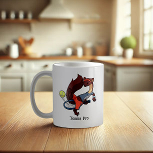 Caneca De Café Cartografia de Pine Marten com Truque de Cachorro 