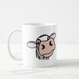 Caneca De Café cartografia vaca branca-negra cinza beija-fazenda 