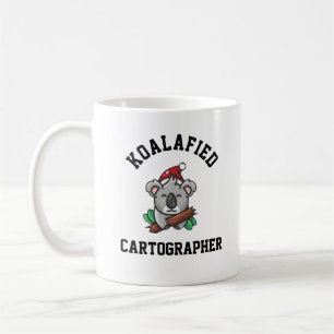 Caneca De Café Cartógrafo Koalafied
