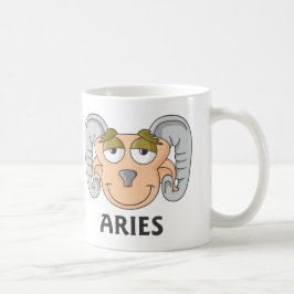 Caneca De Café Cartoon Bonito Aries Ram