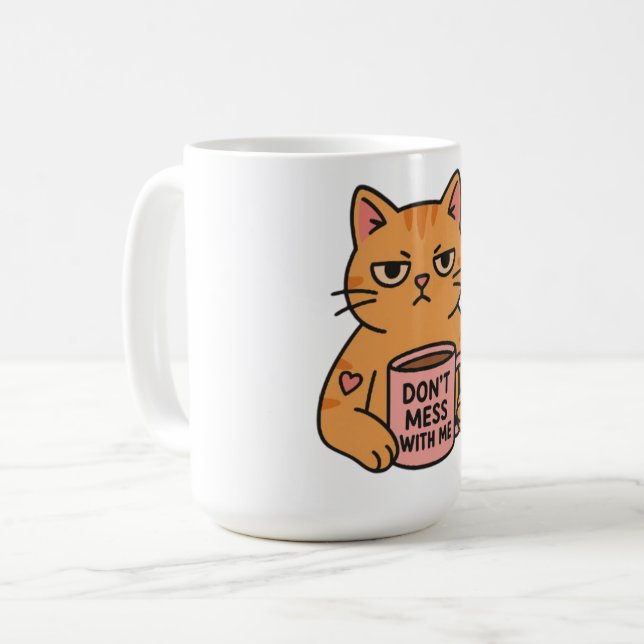 Caneca De Café Cartoon Bono - Cartoon Boba Cup (Frente Esquerda)