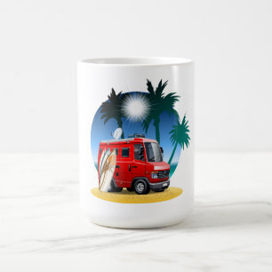 Caneca De Café Cartoon Camper