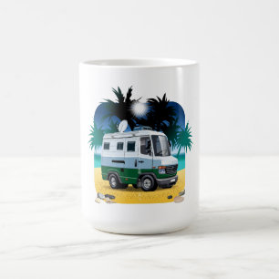 Caneca De Café Cartoon Camper