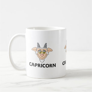 Caneca De Café Cartoon Capricorn Goat