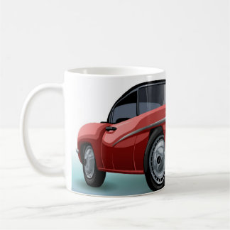Caneca De Café Cartoon Car Designed Mug